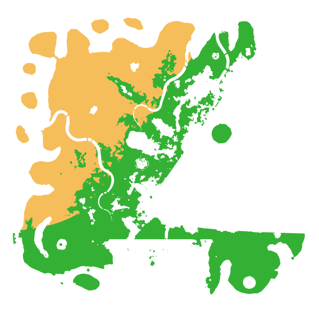 Biome Rust Map: Procedural Map, Size: 4500, Seed: 896222895