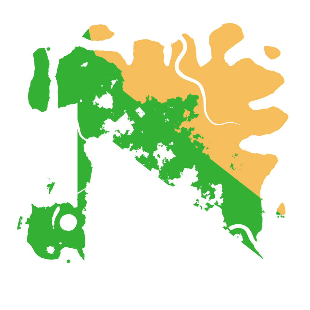 Biome Rust Map: Procedural Map, Size: 3500, Seed: 1310827815