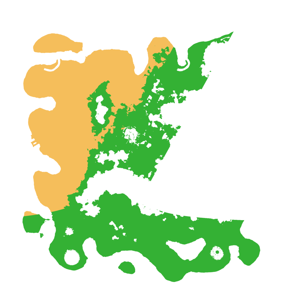 Biome Rust Map: Procedural Map, Size: 3500, Seed: 606567864