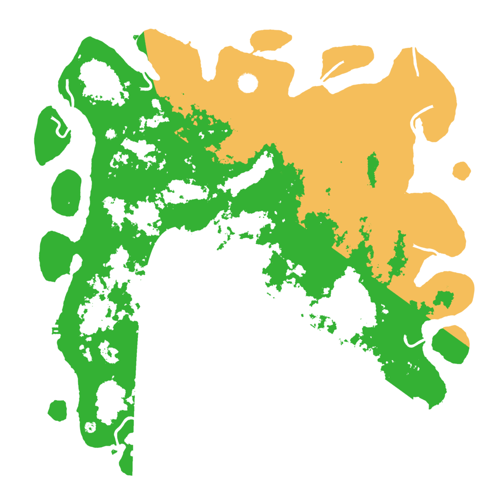 Biome Rust Map: Procedural Map, Size: 4500, Seed: 563668990