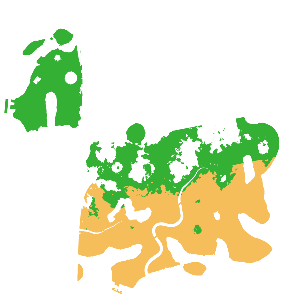 Biome Rust Map: Procedural Map, Size: 4300, Seed: 551
