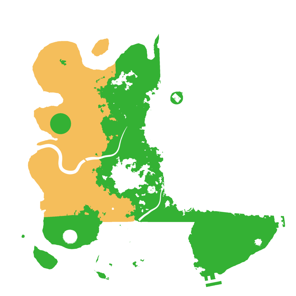 Biome Rust Map: Procedural Map, Size: 3749, Seed: 2138869331