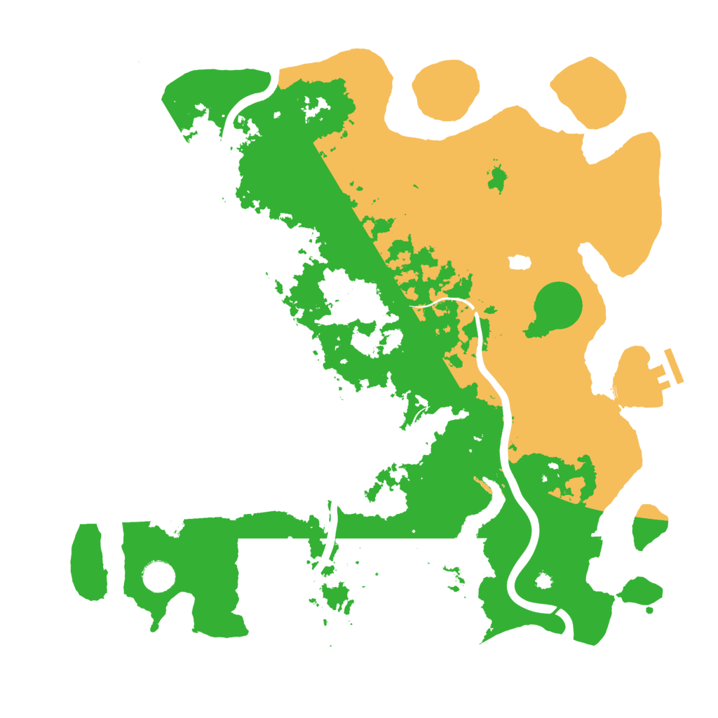 Biome Rust Map: Procedural Map, Size: 4000, Seed: 85207788