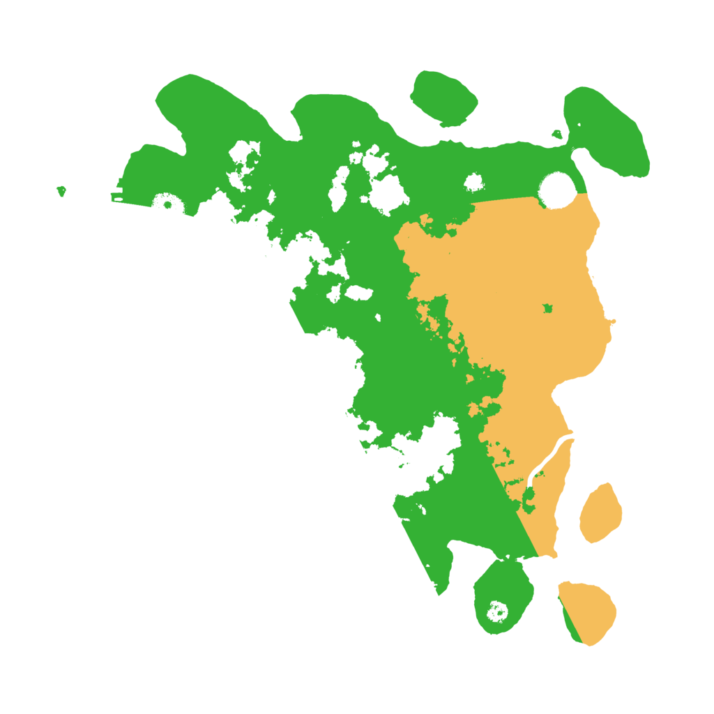 Biome Rust Map: Procedural Map, Size: 3500, Seed: 1517864646