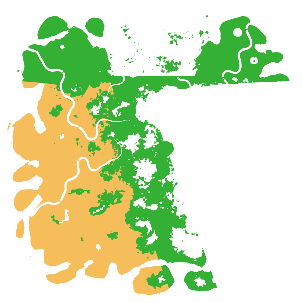Biome Rust Map: Procedural Map, Size: 6000, Seed: 78170438