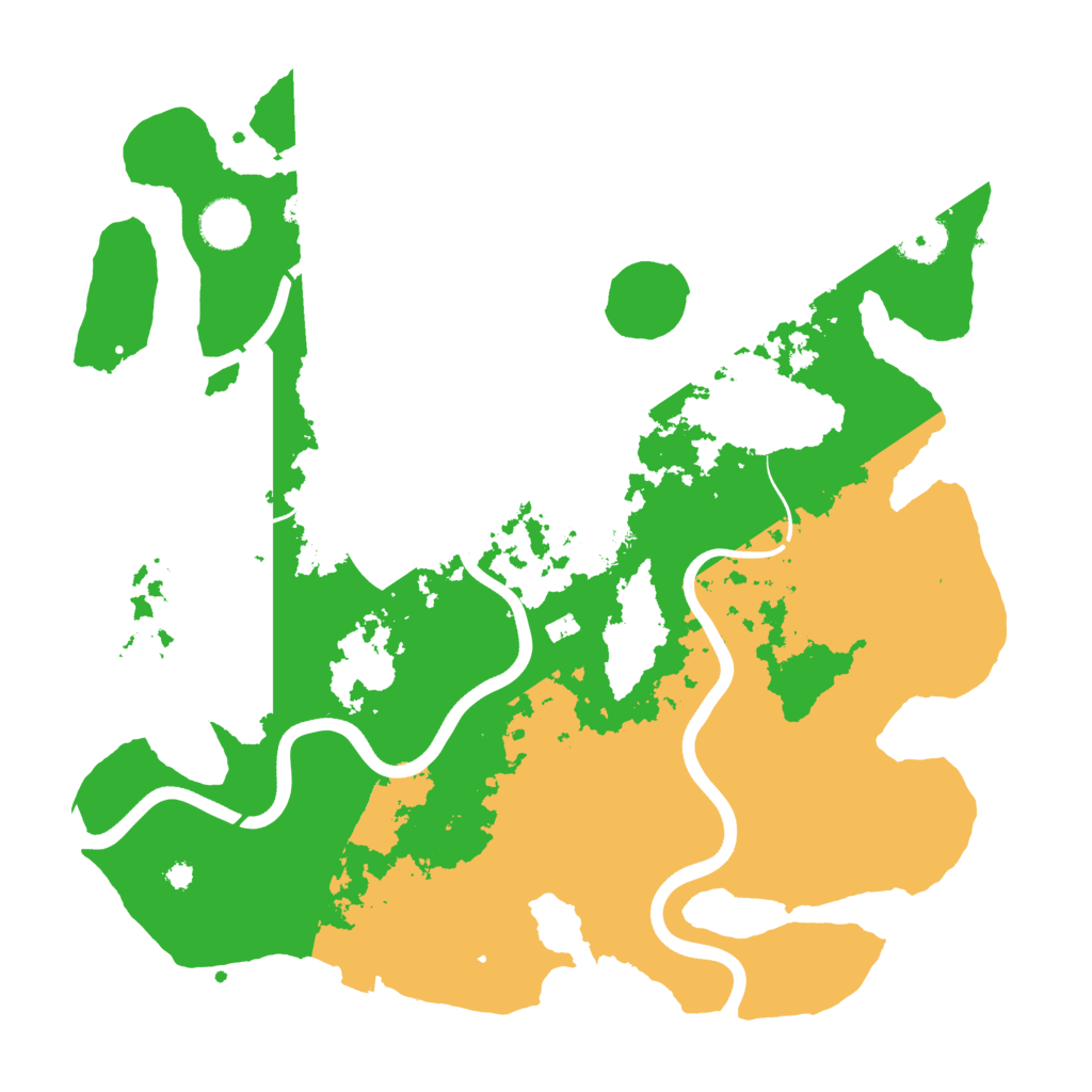 Biome Rust Map: Procedural Map, Size: 3750, Seed: 957944382