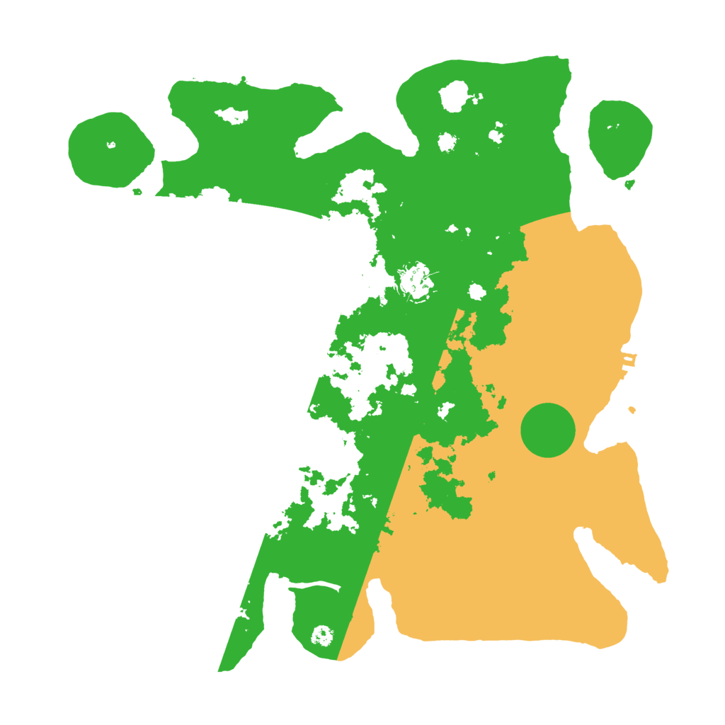 Biome Rust Map: Procedural Map, Size: 3500, Seed: 654363