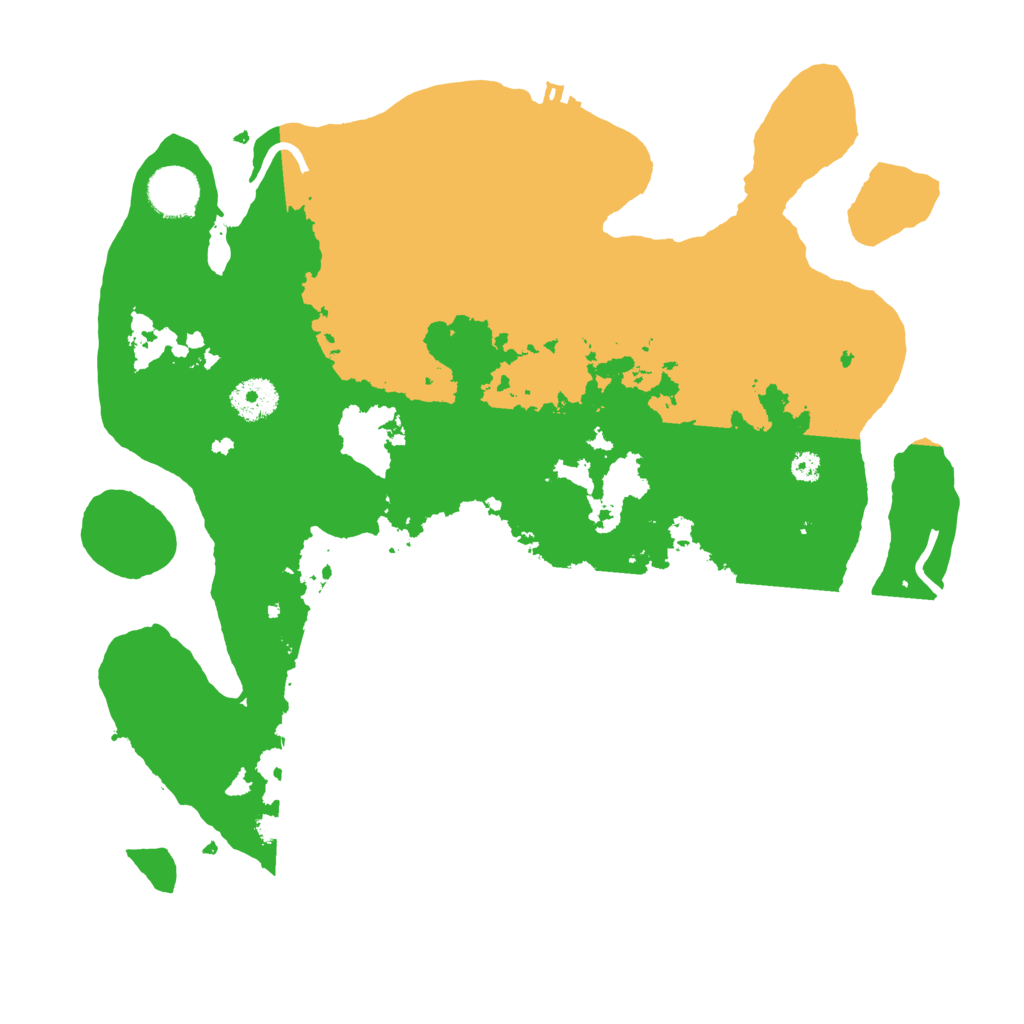 Biome Rust Map: Procedural Map, Size: 3500, Seed: 254224330