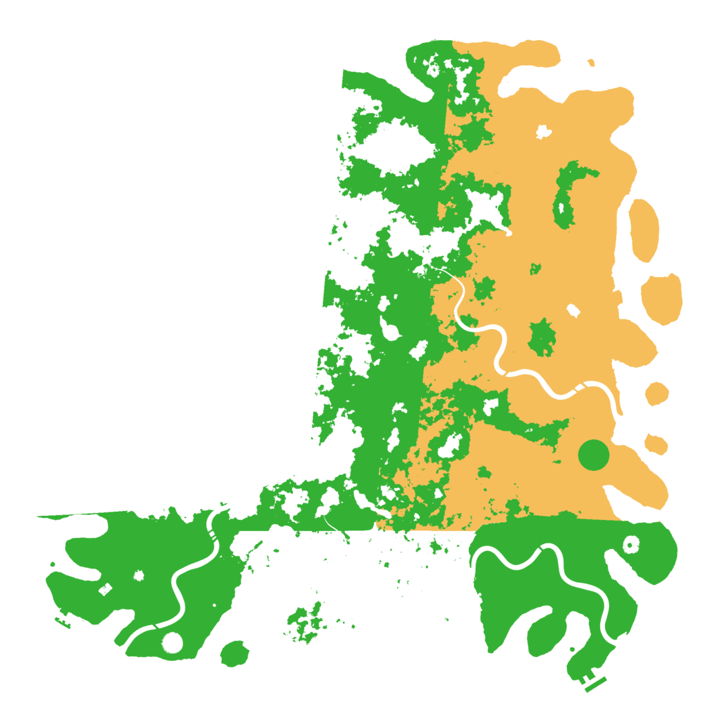 Biome Rust Map: Procedural Map, Size: 6000, Seed: 695075