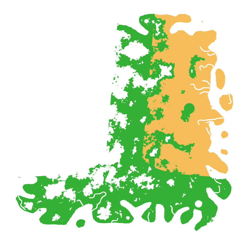 Biome Rust Map: Procedural Map, Size: 6000, Seed: 695075