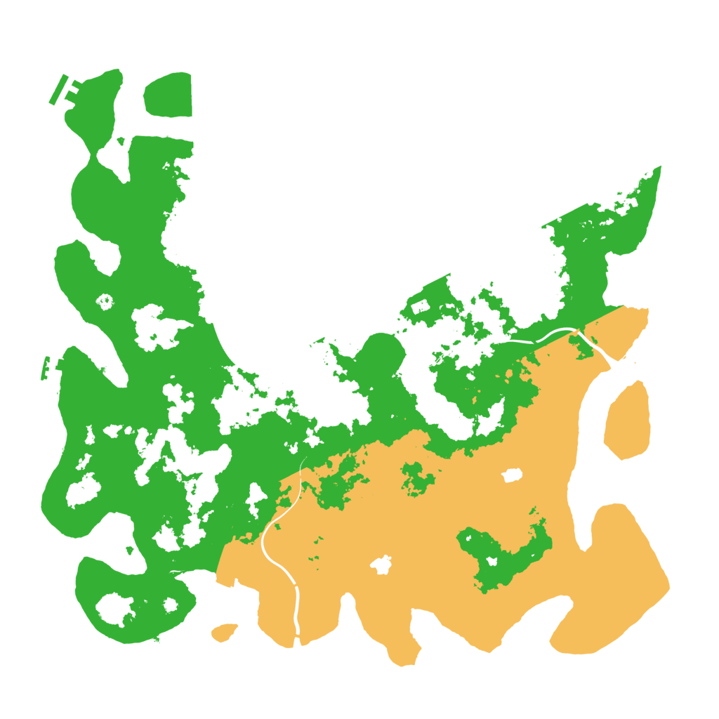 Biome Rust Map: Procedural Map, Size: 4500, Seed: 14785