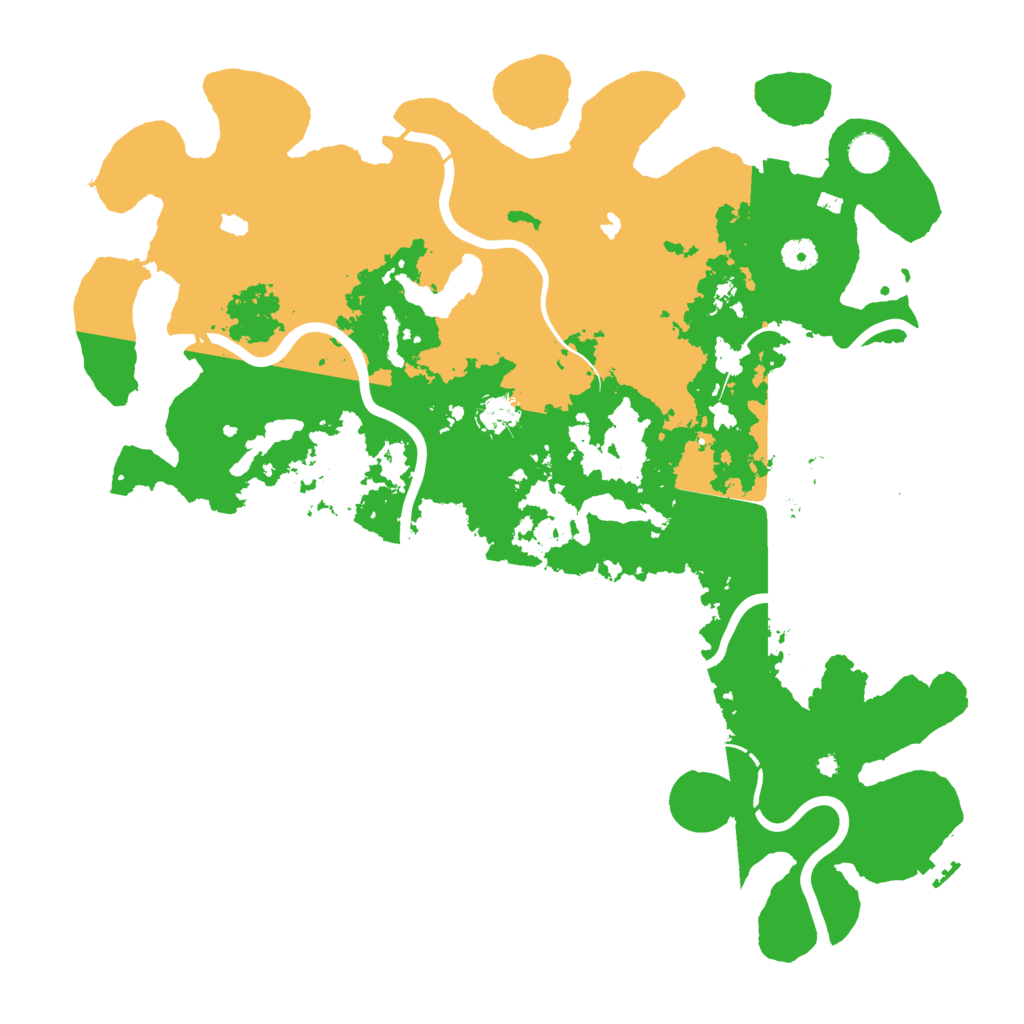 Biome Rust Map: Procedural Map, Size: 4500, Seed: 934454675
