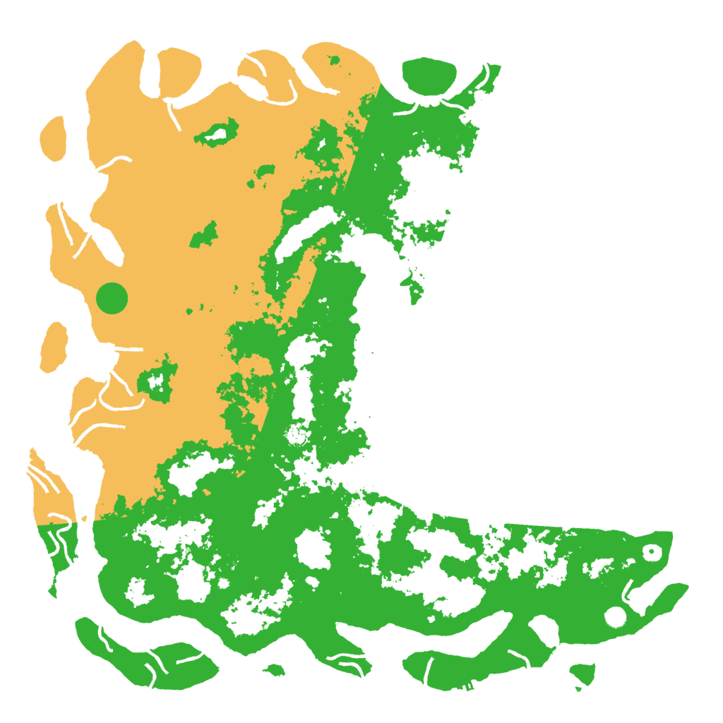 Biome Rust Map: Procedural Map, Size: 6000, Seed: 535522034