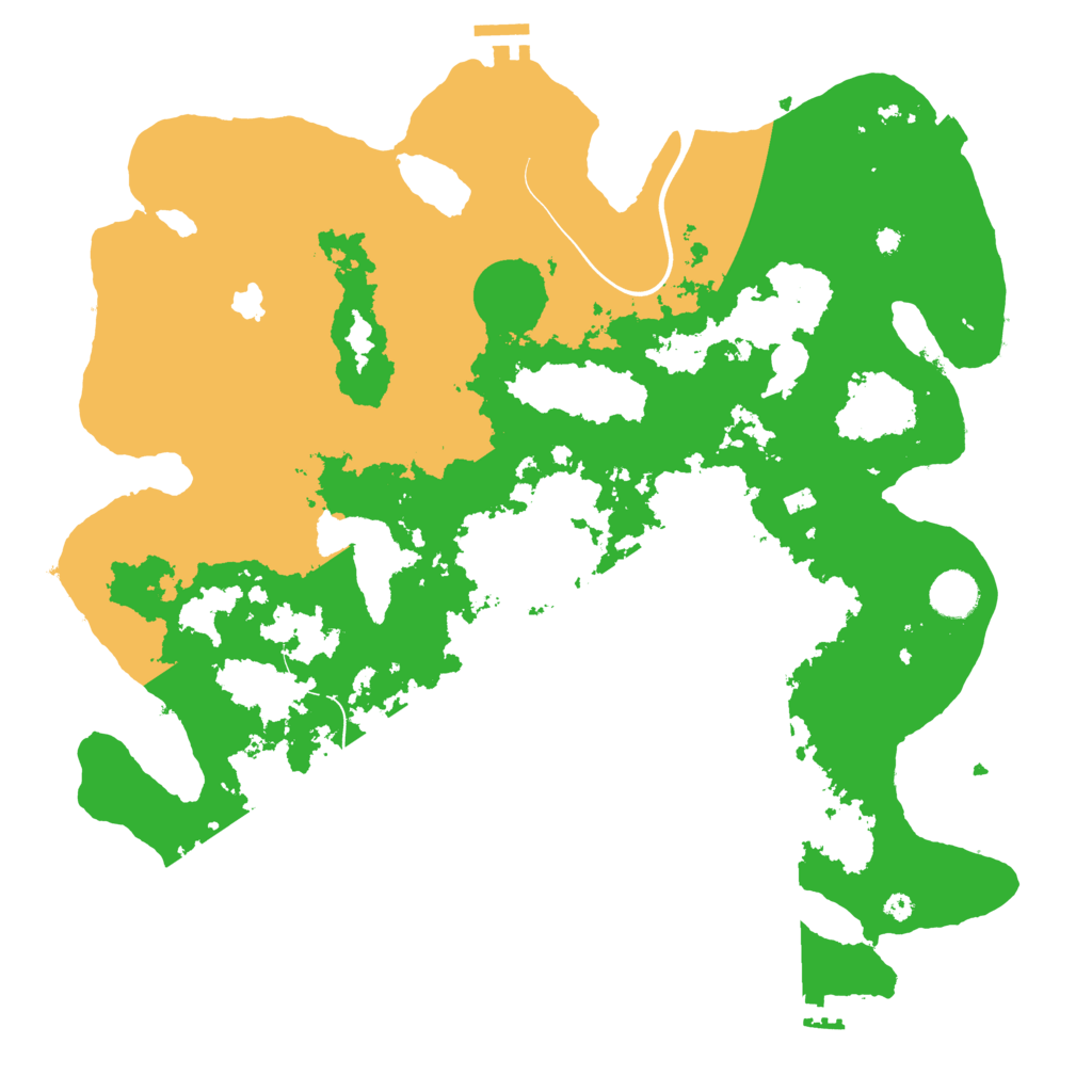 Biome Rust Map: Procedural Map, Size: 4000, Seed: 45345435