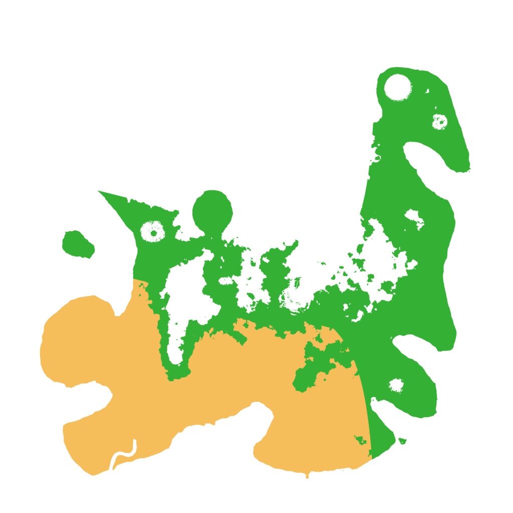 Biome Rust Map: Procedural Map, Size: 3400, Seed: 79
