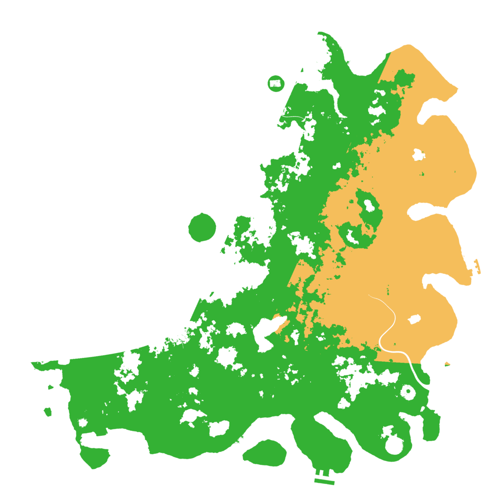 Biome Rust Map: Procedural Map, Size: 5000, Seed: 897628223