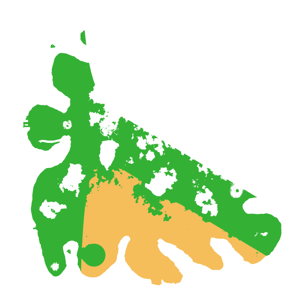 Biome Rust Map: Procedural Map, Size: 3500, Seed: 1624