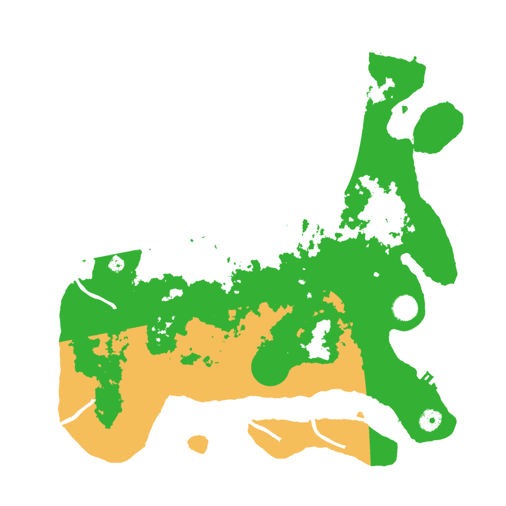 Biome Rust Map: Procedural Map, Size: 3500, Seed: 17011991