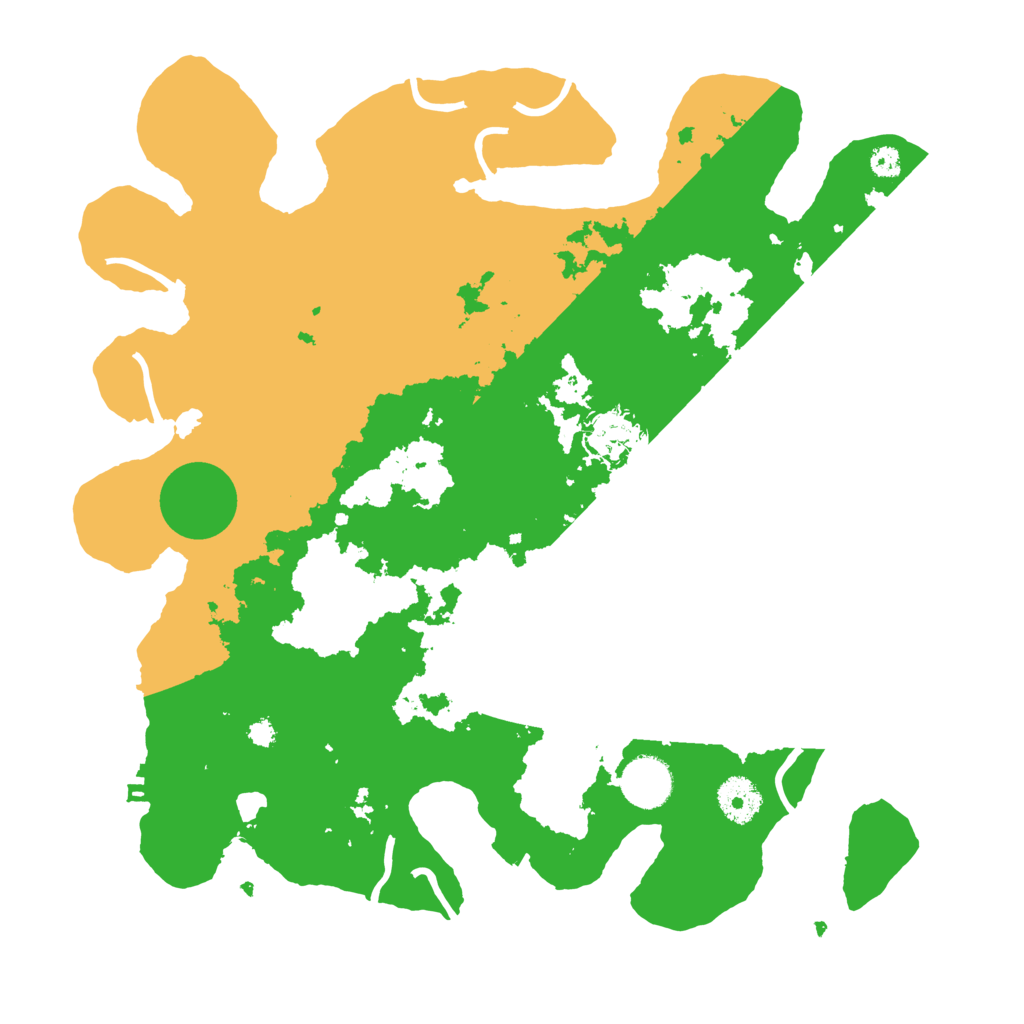 Biome Rust Map: Procedural Map, Size: 3500, Seed: 120496124