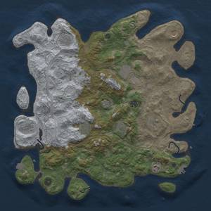 Thumbnail Rust Map: Procedural Map, Size: 4250, Seed: 1817159593, 19 Monuments