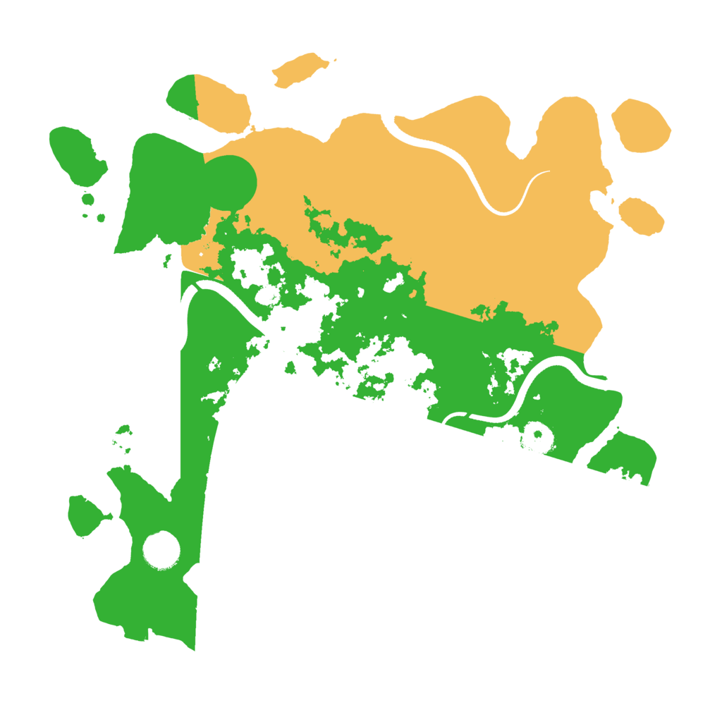 Biome Rust Map: Procedural Map, Size: 3500, Seed: 1958418372