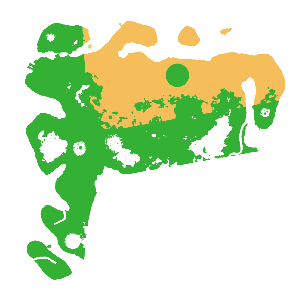 Biome Rust Map: Procedural Map, Size: 3500, Seed: 5045052