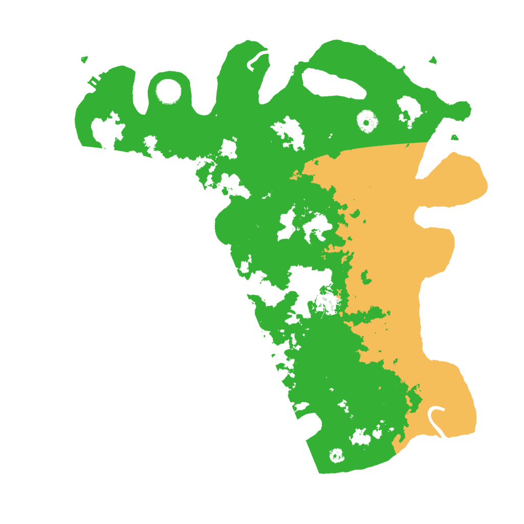 Biome Rust Map: Procedural Map, Size: 3700, Seed: 1152925715