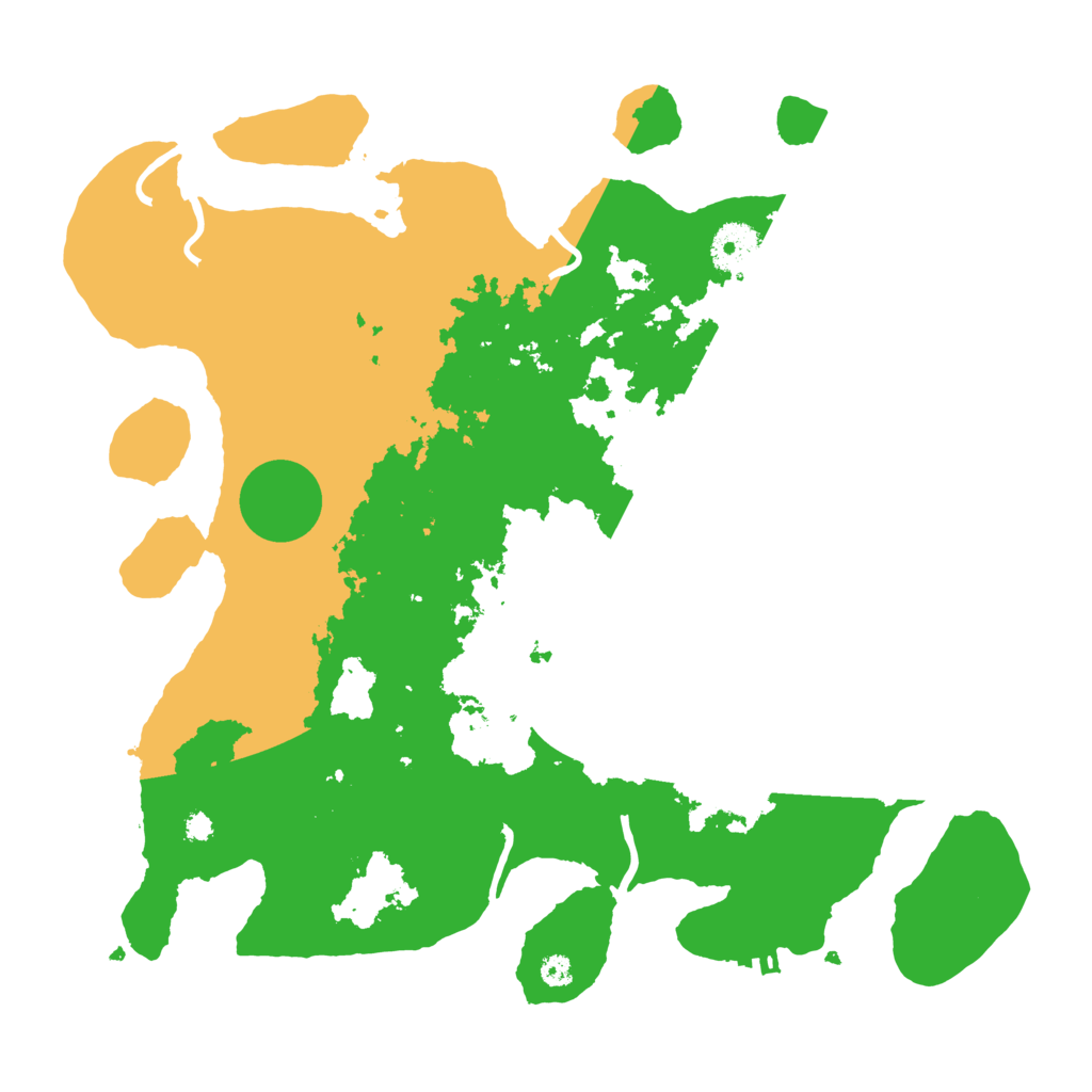 Biome Rust Map: Procedural Map, Size: 3500, Seed: 474888500