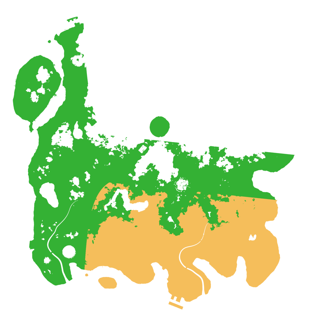 Biome Rust Map: Procedural Map, Size: 4250, Seed: 68997993