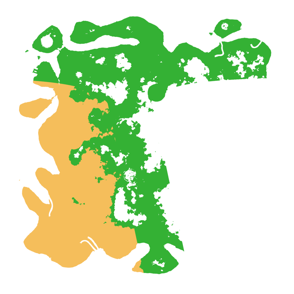 Biome Rust Map: Procedural Map, Size: 4400, Seed: 1798452