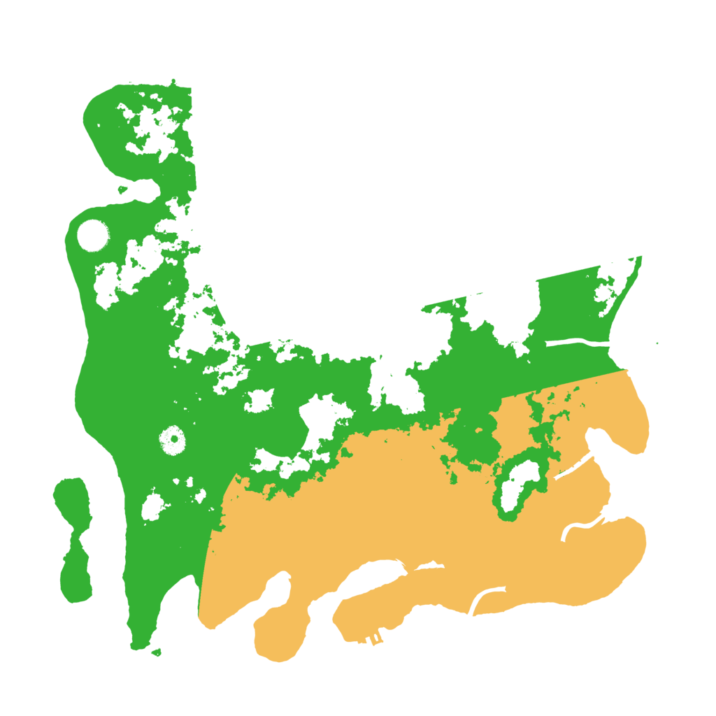 Biome Rust Map: Procedural Map, Size: 3950, Seed: 866648664