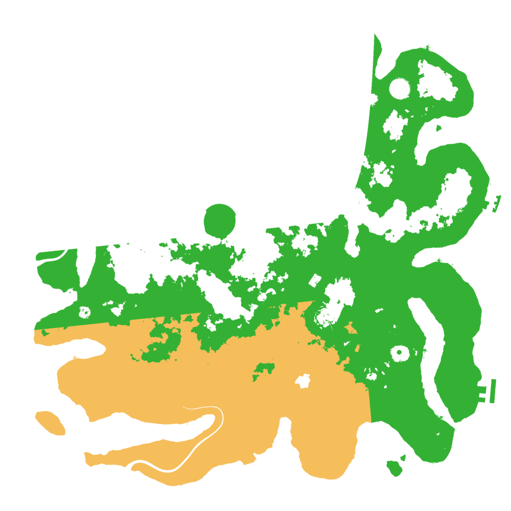 Biome Rust Map: Procedural Map, Size: 4300, Seed: 22