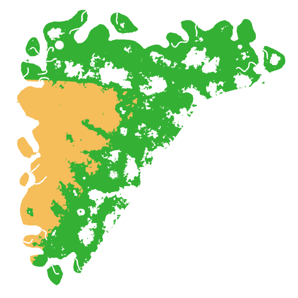 Biome Rust Map: Procedural Map, Size: 6000, Seed: 1759997844