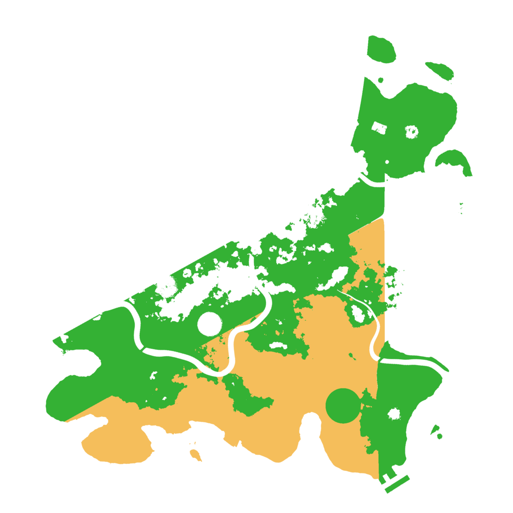 Biome Rust Map: Procedural Map, Size: 3850, Seed: 46512