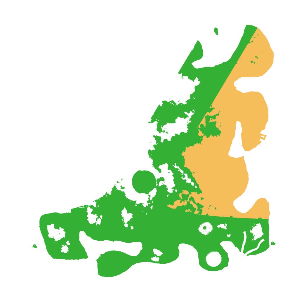 Biome Rust Map: Procedural Map, Size: 3500, Seed: 2225885