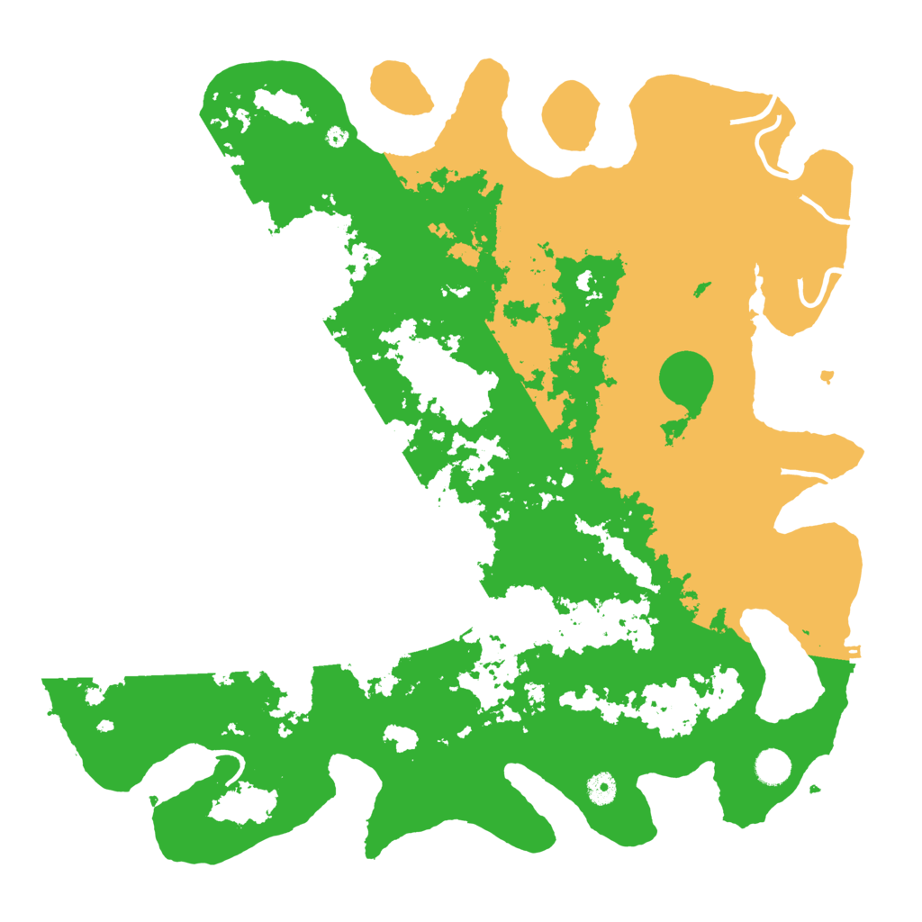 Biome Rust Map: Procedural Map, Size: 4500, Seed: 38609597