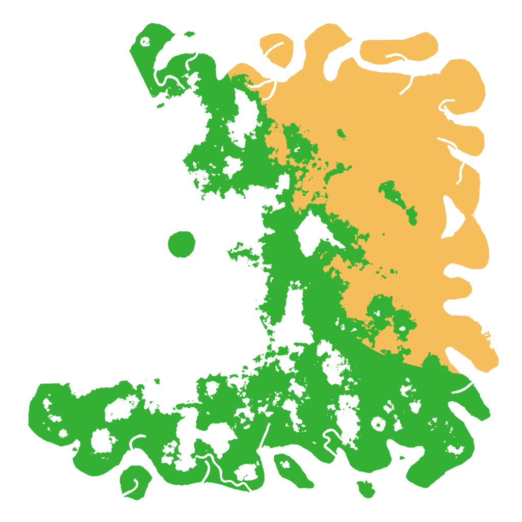 Biome Rust Map: Procedural Map, Size: 5500, Seed: 1807256