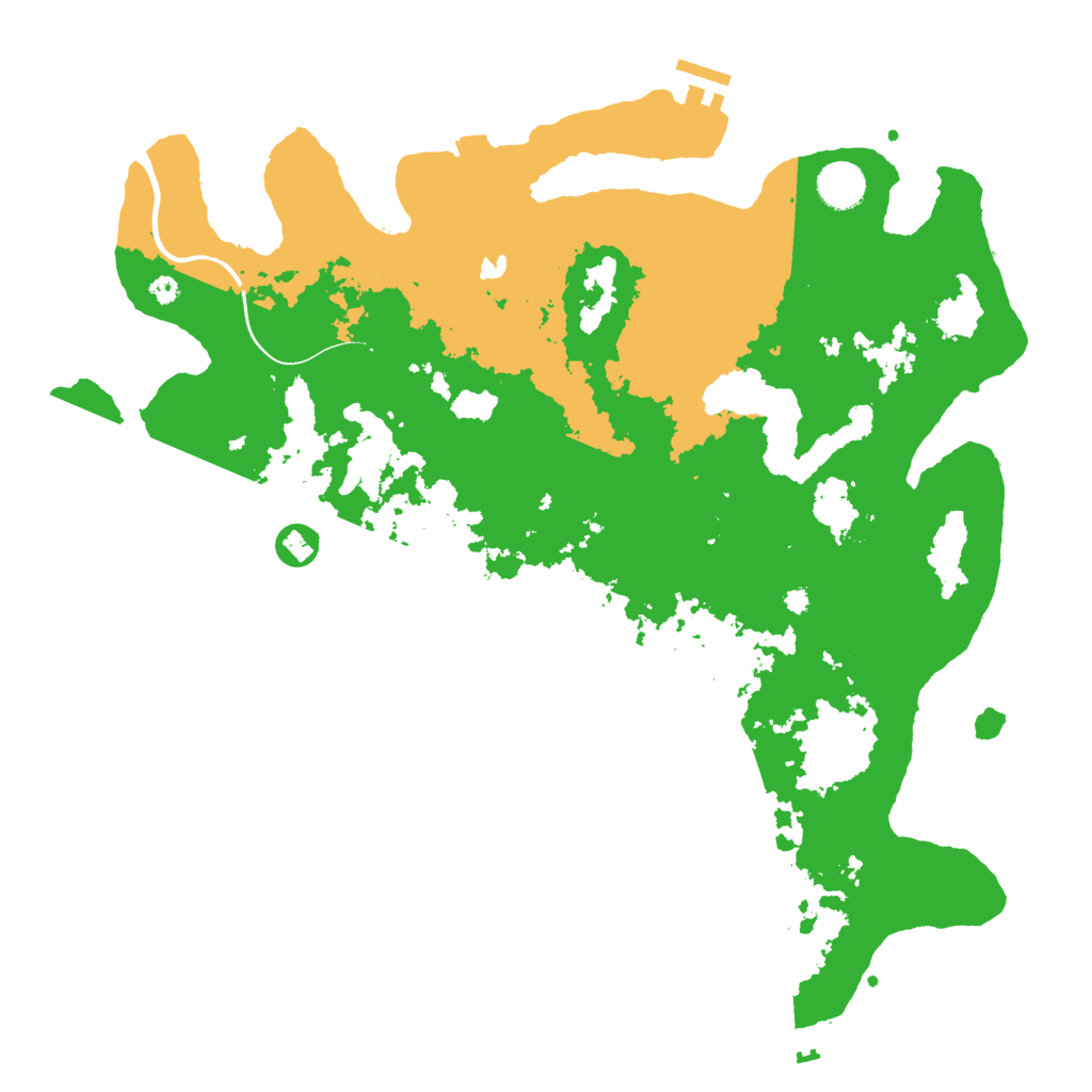 Biome Rust Map: Procedural Map, Size: 4000, Seed: 225550