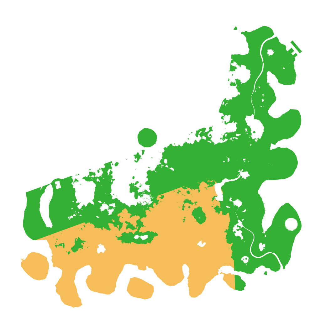 Biome Rust Map: Procedural Map, Size: 4500, Seed: 2688715
