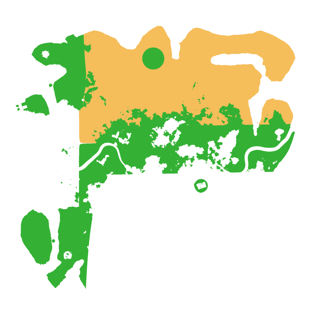Biome Rust Map: Procedural Map, Size: 3800, Seed: 128204126