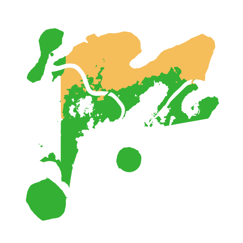 Biome Rust Map: Procedural Map, Size: 2700, Seed: 2134567