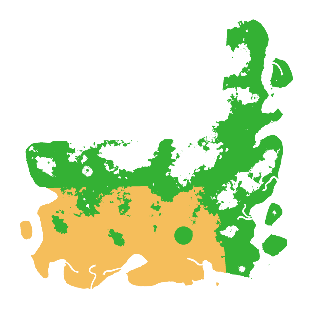 Biome Rust Map: Procedural Map, Size: 4500, Seed: 2909871