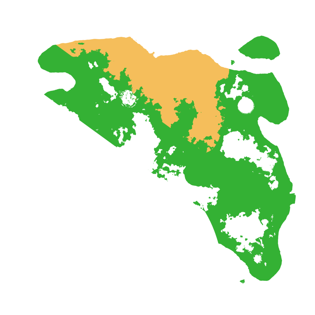 Biome Rust Map: Procedural Map, Size: 3500, Seed: 4366867