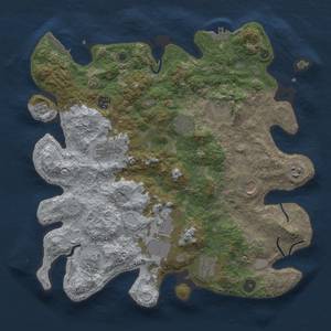 Thumbnail Rust Map: Procedural Map, Size: 3850, Seed: 1190020752, 17 Monuments