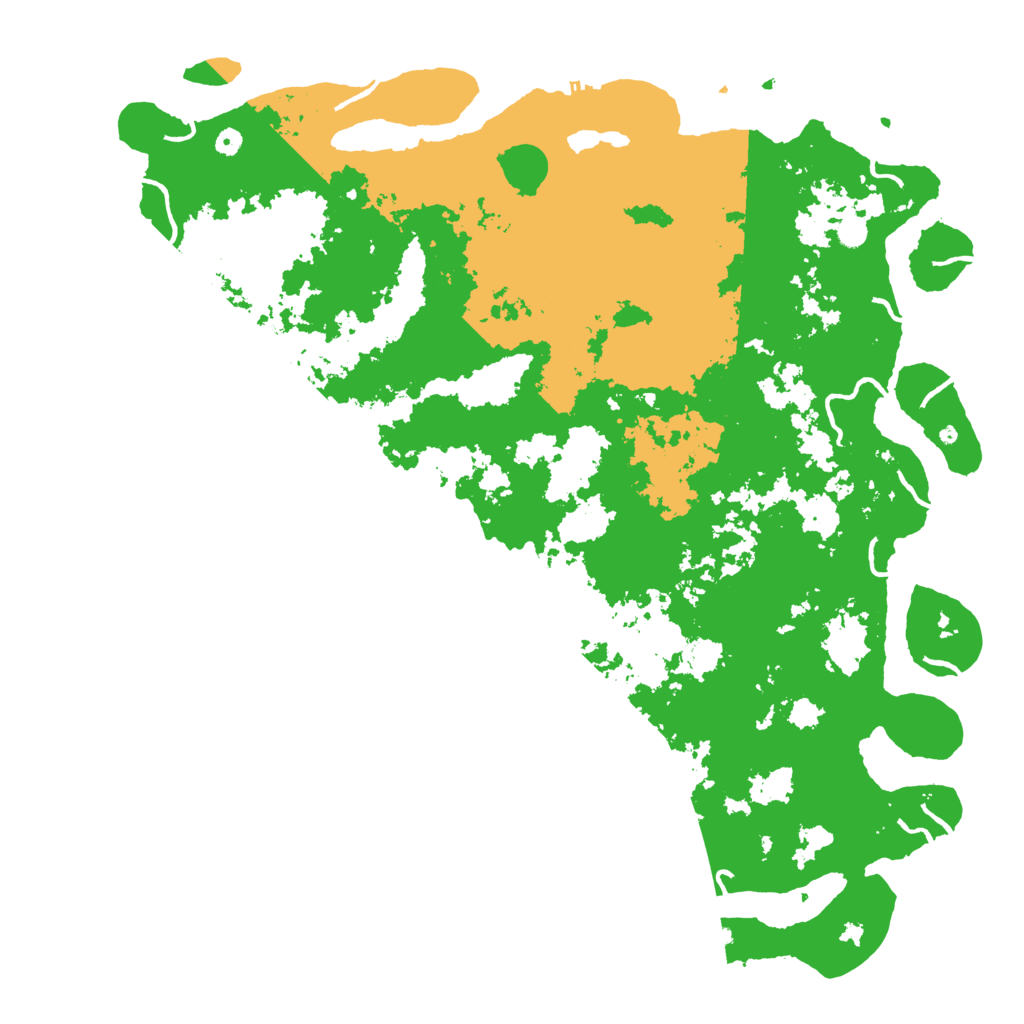 Biome Rust Map: Procedural Map, Size: 6000, Seed: 502037