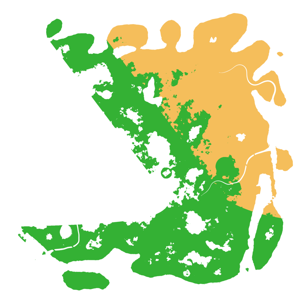 Biome Rust Map: Procedural Map, Size: 4500, Seed: 291959472