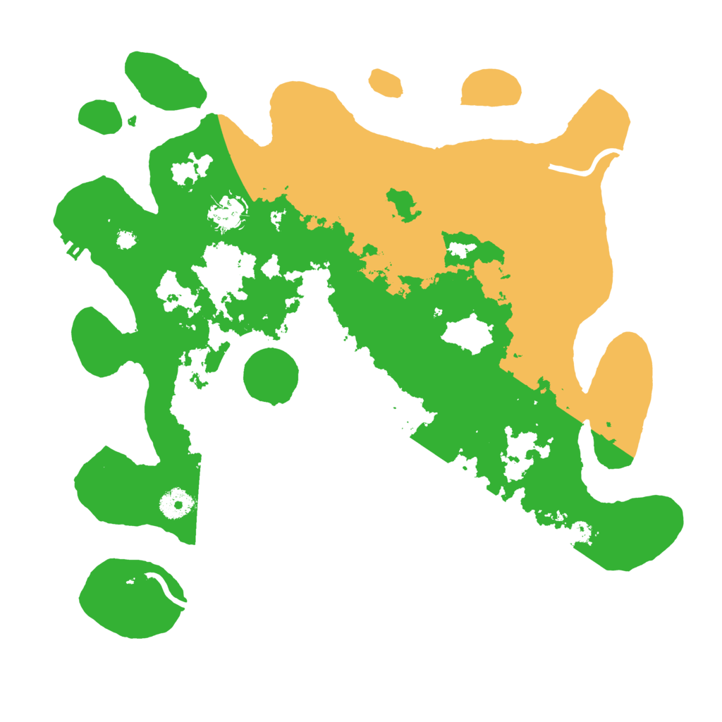 Biome Rust Map: Procedural Map, Size: 3500, Seed: 230198134