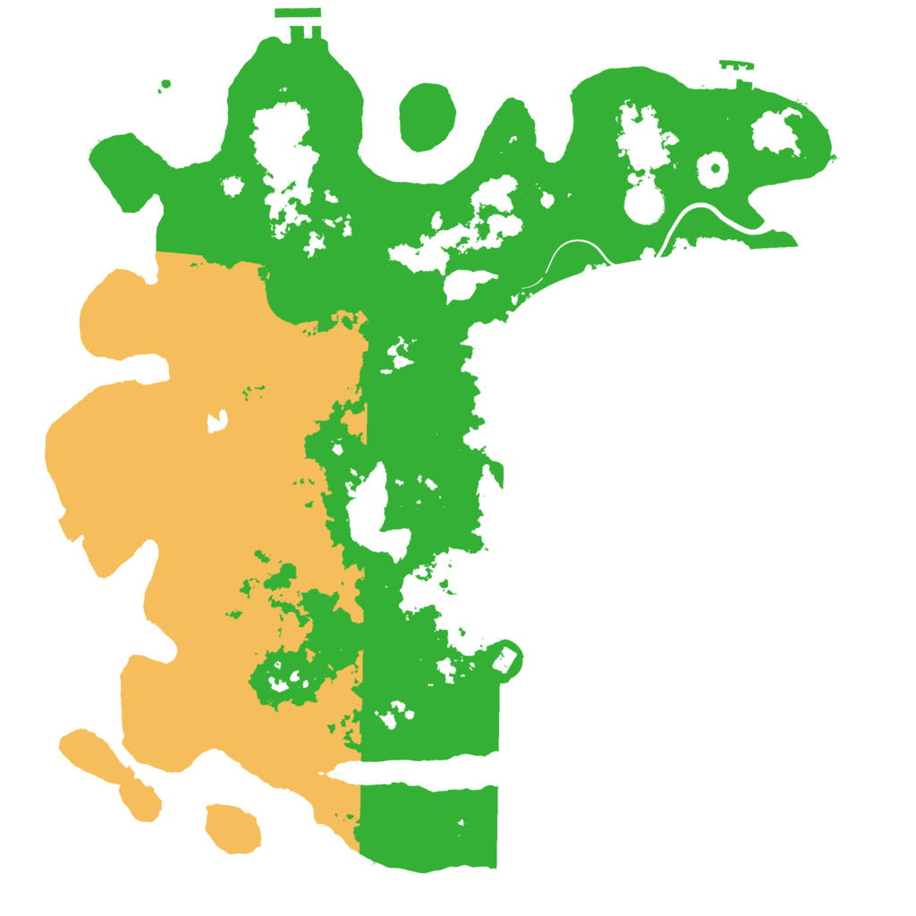 Biome Rust Map: Procedural Map, Size: 4000, Seed: 48689