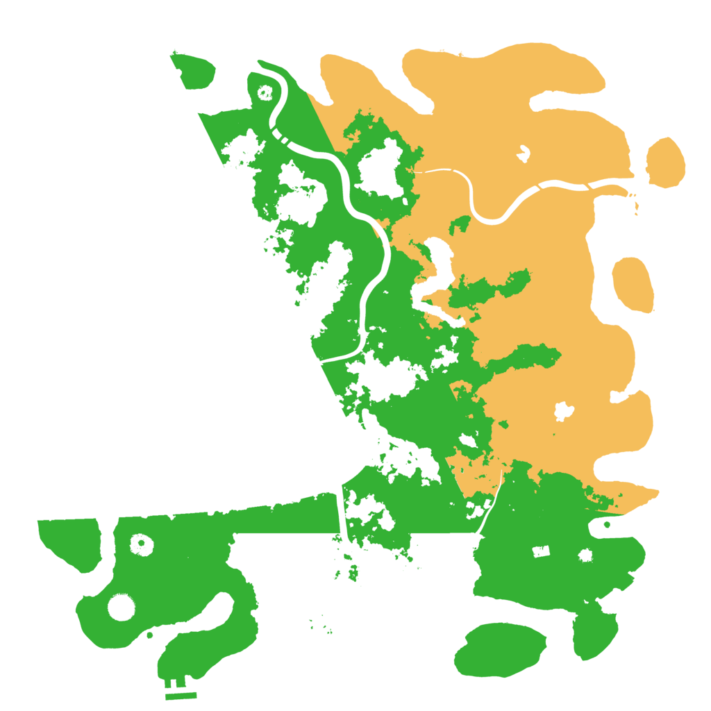 Biome Rust Map: Procedural Map, Size: 4600, Seed: 324