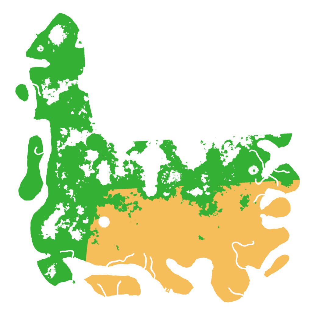 Biome Rust Map: Procedural Map, Size: 5000, Seed: 1332458111